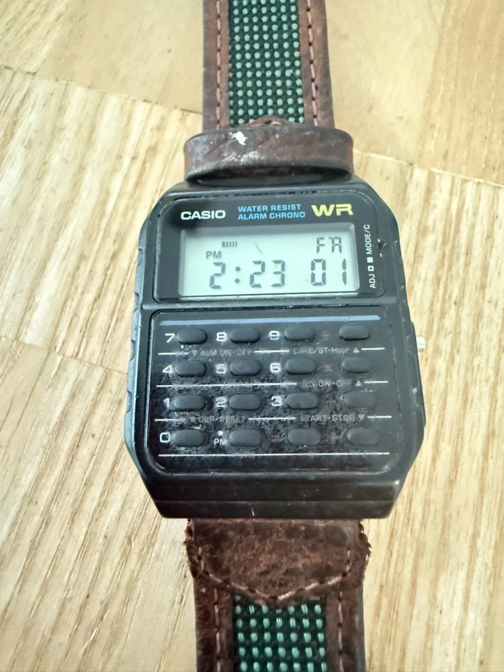 Vintage Casio CA-53W calculator watch NEW BATTERY